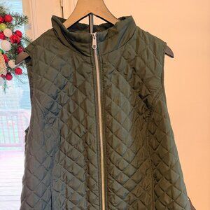 CJ Banks Women’s Quilted Vest – Size 1X – Like New